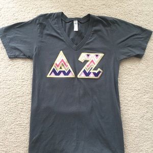 Delta Zeta lettered t-shirt
